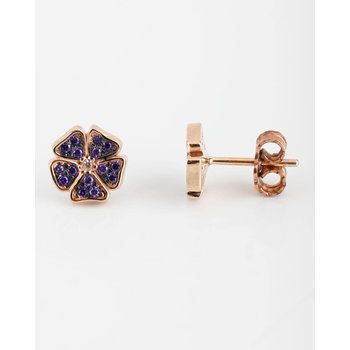 14ct Rose Gold Earrings with