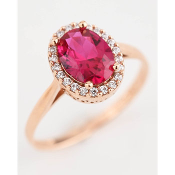 14ct Rose Gold Ring with