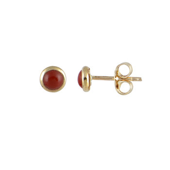 9ct Gold Earrings with Enamel by Ino&Ibo