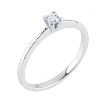 18ct White Gold Solitaire