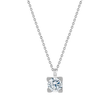 18ct White Gold Necklace by SAVVIDIS with Diamonds