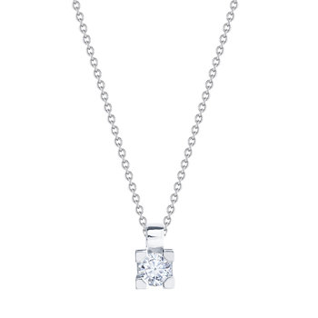 18ct White Gold Necklace with