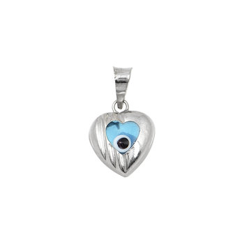 14ct White Gold Lucky Pendant