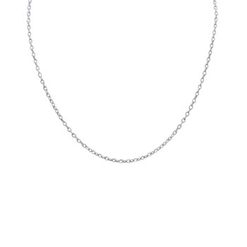 14ct White Gold Chain by
