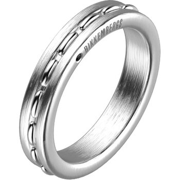 BIKKEMBERGS Input Stainless Steel Ring with Diamonds (No 25)