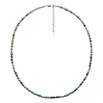 U.S.POLO Oliver Stainless Steel Necklace with Beads