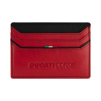 DUCATI CORSE Elegante Leather Card Holder