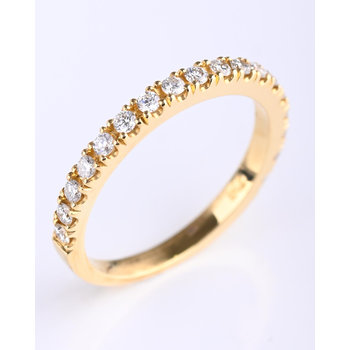 Δαχτυλίδι σειρέ SAVVIDIS από χρυσό 18Κ με διαμάντια (No 53)