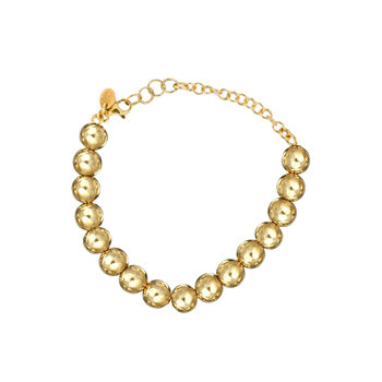 Gold Plated Sterling Silver Bracelet by KIKI Beads Collection
