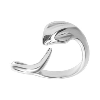 JCOU Snakecurl Rhodium Plated