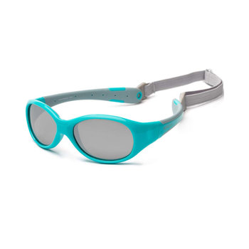KOOLSUN Kids Sunglasses Flex Aqua Grey 0-3 Years Old