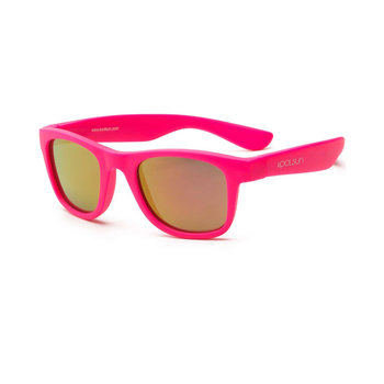 KOOLSUN Kids Sunglasses Wave Neon Pink 3-10 Years Old