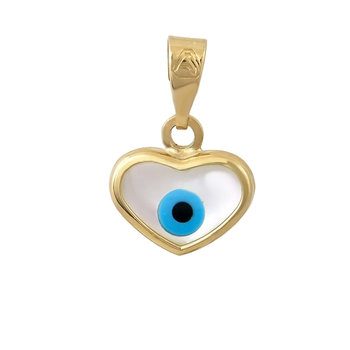9ct Gold Lucky Pendant by