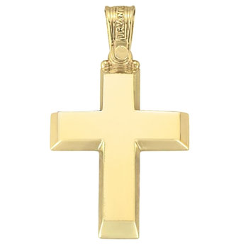 14ct Gold Baptism Cross by TRIANTOS