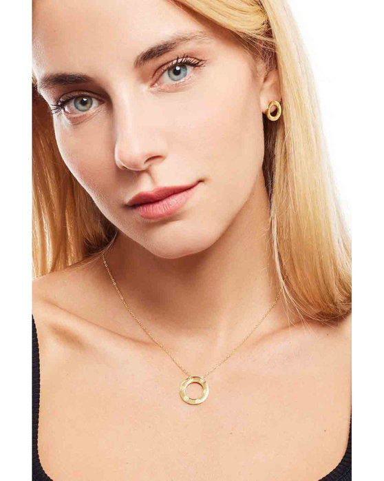 Σκουλαρίκια DOUKISSA NOMIKOU Circle of Life stud earrings
