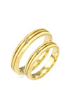 Wedding rings 18ct Gold and Diamonds by FaCaDoro