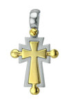 Cross 14ct Whitegold and Gold