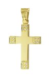 Βαπτιστικός σταυρός 14 Κ Χρυσό με Ζιρκόν TRIANTOS