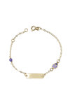 Bracelet Kids 9ct Gold with Beads and Ladybug by Ino&Ibo