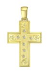Βαπτιστικός σταυρός 14 Καράτια Χρυσό με Ζιρκόν SAVVIDIS