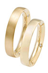 Wedding rings 14ct Gold and Diamonds by FaCaDoro