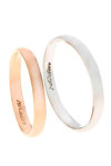Wedding rings 14ct Rose Gold and Whitegold by FaCaDoro