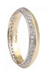 Wedding ring 14ctGold With Diamonds by FaCaDoro