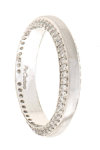 Wedding rings 14ct Whitegold With Diamonds by FaCaDoro