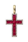 Cross 18ct Rosegold with Diamonds