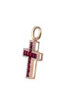 Βαπτιστικός σταυρός 18Κ Ροζ Χρυσό με Διαμάντια SAVVIDIS