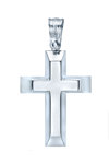 Βαπτιστικός σταυρός 14Κ Λευκόχρυσο