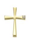 Cross 14 Carats Gold with Diamonds by TRIANTOS