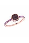 Ring 14 K Rose Gold with Zircon
