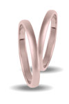 Wedding Rings in 9ct Pink Gold