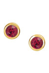 Earrings 18ct Gold SAVVIDIS with Rubies