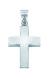 Βαπτιστικός σταυρός 14Κ Λευκόχρυσο ΤΡΙΑΝΤΟΣ