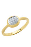 Δαχτυλίδι Βeehive SOLEDOR από χρυσό 14Κ με ζιργκόν (No 55)