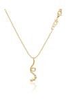 JCOU The Dots 14ct Gold-Plated Sterling Silver Necklace