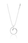 JCOU The Dots Rhodium-Plated Sterling Silver Necklace