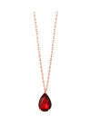 Necklace Petra 14ct Rose Gold with zircon SOLEDOR