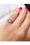 Chevalier Ring 14ct Gold with Zircon by SAVVIDIS (No 49)