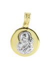 14ct Gold and White Gold Lucky Pendant by SAVVIDIS