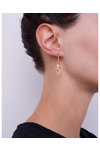 VOGUE Starling Silver 925 Earrings Gold Plated 18K