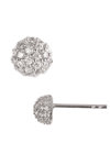 14ct White Gold Earrings with Zircons