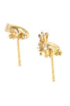 SAVVIDIS 14ct Gold Earrings with Zircons
