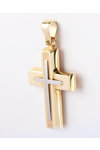 14ct Gold and White Gold Cross by Savvidis