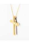 14ct Gold and White Gold Cross by FaCaDoro