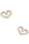 GO Gold Plated Alloy Earrings with Zircons