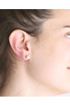 SOLEDOR Petra 14ct Rose Gold Earrings with Zircon