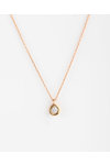 18K Rose Gold Necklace with Diamond by FaCaD’ oro